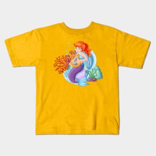 Mermaid Cartoon Kids T-Shirt